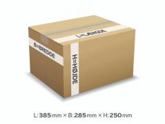 B&oslash;lgepapkasse Master'In 385x285x250mm 140 - 27L - 4mm