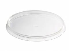L&aring;g PP til plastb&aelig;ger 565ml &Oslash;118mm transparent 88stk/pak