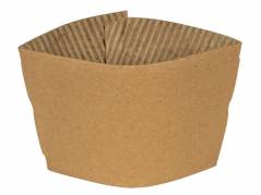 Kop sleeve pap Gastro-Line brun 11,7x6cm 100stk/pak