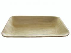 Tallerken dyb palmeblad Hampi 25x16x3cm komposterbar 25stk/pak