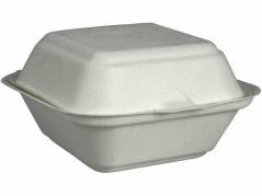 Take away boks sukkerr&oslash;r 144,7x141x75,2mm hvid 50stk/pak