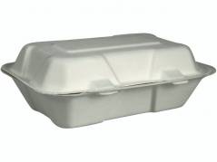 Take away boks sukkerr&oslash;r 229x155x76,5mm hvid 50stk/pak