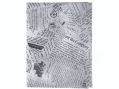 Burgerpapir 30x40cm 40g hvid m/avistryk 500ark/pak