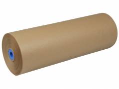 Indpakningspapir 55cmx250m 50g brun genbrug