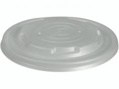 L&aring;g &Oslash;11,5cm hvid PLA snap-On rund t/World Art b&aelig;ger 50stk/pak