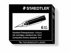 Refill til fyldepen Staedtler sort 6stk/pak