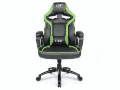 Kontorstol Extreme L33T PU gr&oslash;n/sort Gaming Mid Level
