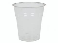 Drikkeglas PLA klar 18cl, 20cl &Oslash;7,2cm komposterbar 50stk/ps
