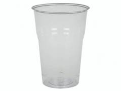 Drikkeglas PLA klar 40cl, 57,5cl &Oslash;9,5cm komposterbar 50stk/ps