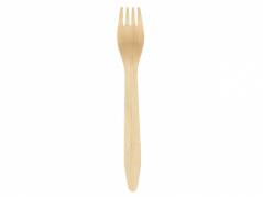 Gaffel birketr&aelig; Gastro-Line brun 16,5cm komposterbar 100stk/pak