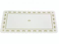 Kagepap 24x13cm m/gulddecor 500stk/pak