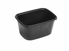 Plastbakke mini 65 PP sort 108x82x49mm 250ml 1000stk/kar