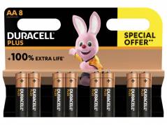 Batteri Duracell Plus Power AA alkaline 8stk/pak