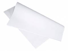 Stikdug glat papir hvid 60x60cm 90g 500stk/pak