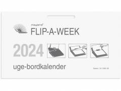 Bordkalender Refill uge flip-a-week 18x10cm 2024 1360 00