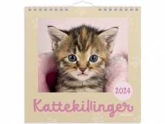 Vægkalender Kattekillinger 16x32cm 24 0664 00