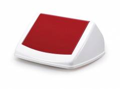 Vippelåg DURABIN 40l Square hvid/rød Hvid/rød 1x1x1mm (1)