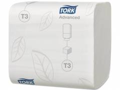 Toiletpapir ark Tork Bulk T3 Advanced 2-lags 36x252stk/kar 114277