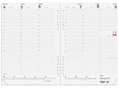 System A5 ugekalender højformat REFILL 2025