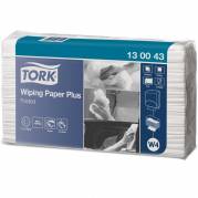 Aftørringspapir Tork Plus W4 2-lag hvid 130043 5x200ark
