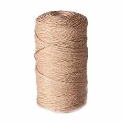 Bindegarn 6/6 hamp brun 500g 200m