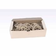 Gummibånd 220x5mm hvid ca. 130stk 500g/pak