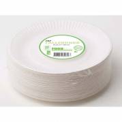 Paptallerken frokost Ø18 cm 100stk/pak 