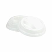 Højt låg t/12/16oz 34/45cl bægre hvid 50stk/ps 1000stk/kar