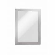 Skilt DURAFRAME® selvklæbende A5 m/sølvramme 2stk/ps