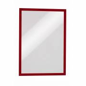 Skilt DURAFRAME® MAGNETIC A3 m/rød ramme 5stk/pak