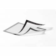 Skilt DURAFRAME® MAGNETIC PLUS A4 m/sølv ramme 2stk/pak 