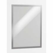 Skilt DURAFRAME® selvklæbende A3 m/sølv ramme 2stk/pak