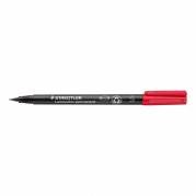 OHP-pen Lumocolor rød S 0,4mm 313-2 permanent