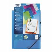 ELBA Polyvision samlemappe blå m/klap, 3424 