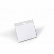 ID-kort-holder u/clip 60x90mm 20stk/pak transparant