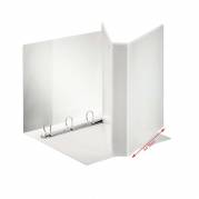 Indstiksmappe A4 Maxi 55293 45/30 mm 4DR m/lomme hvid 