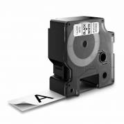 Labeltape DYMO D1 53713 S0720930 24mmx7m sort på hvid