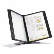 Registersystem A5 Easym. t/20 lommer sort bordmodel 