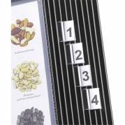 Faner t/register-lomme 50 mm transparent pk/10 stk 