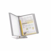 Registersystem A4 bord C t/10 lommer grå 