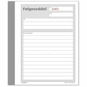 Følgeseddelbog 3x50bl 108x150mm 92 2203 40 