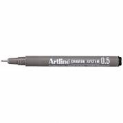 Drawingpen Artline EK235 0,5mm sort
