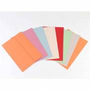 Kartonmappe m/1 klap folio 250g 370x250mm gul nr. 103 