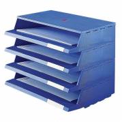 Brevbakkesæt Panorama m/4 blå bakker + 1 topplade 