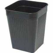 Papirkurv Orth 14 L firk. sort plast