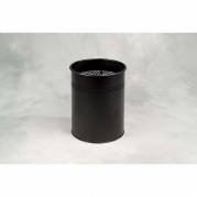 Papirkurv m/huller sort 15l højde 320mm dia. Ø260mm