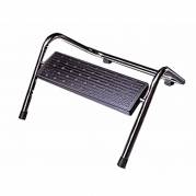 Fodstøtte BNT sort/krom  