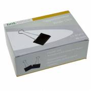 Papirklemme Foldback 40 mm lakeret stål 