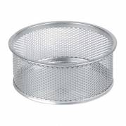 Clipsdispenser tråd sølv metal med skridsikker bund 