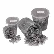 Clips Esselte 25mm i plastdåse 1000stk/pak 30710